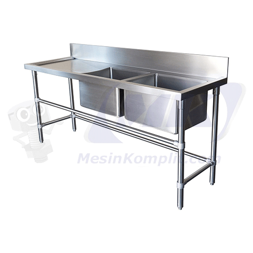 Sink Cuci Stainless Doubl...