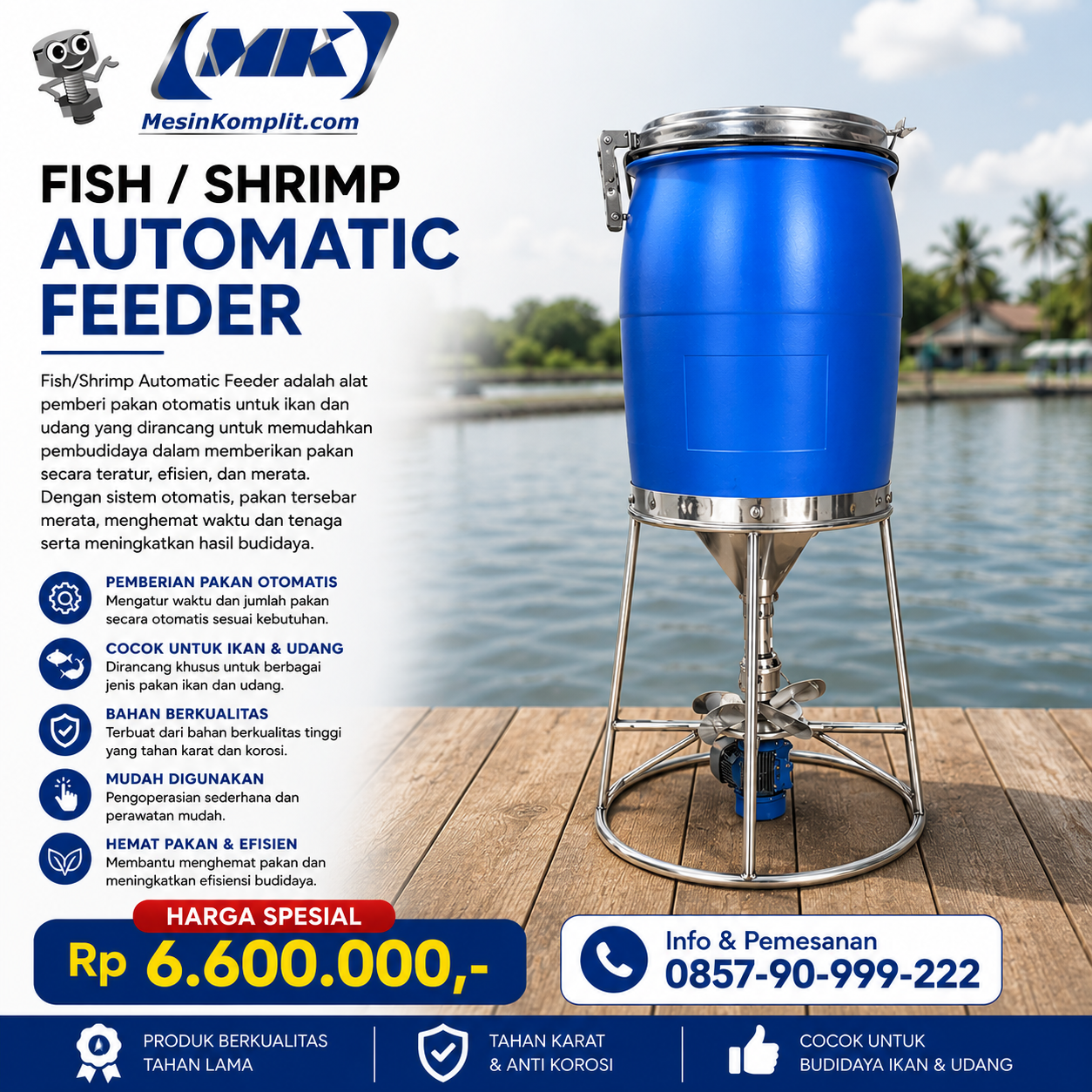 Autofeeder Pakan Tam...